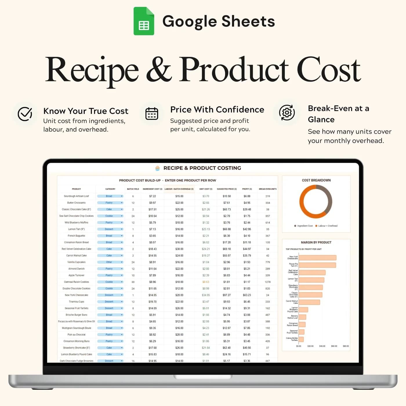 Recipe Costing & Builder, Recipe And Product Cost Calculator